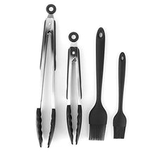 Omabeta Utensili da Forno Pentole antiaderenti in Silicone da spolverare per Barbecue