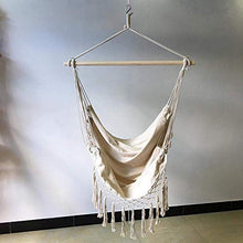LHAHGLY Hammock Cotone Corda Net Swing Nappe Nappe Stile Appeso Gancio di Sicurezza Camera da Letto Giardino Albero Appendere sedili con Il Trasporto hamac avec Support