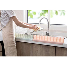 Hemoton Ventosa Lavello Deflettore Antispruzzo Deflettore Cucina Acqua Paraspruzzi per Bagno Cucina Domestica (Blu)