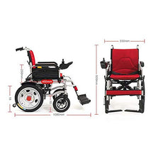 FTFTO Accessori per la casa Anziani Disabili Sedia a rotelle elettrica Pieghevole Leggero (Batteria agli ioni di Litio 20Ah 24V) Anziani disabili