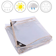 Telone Antistrappo, Telone Copertura Antipioggia For Isolamento Vegetale Film Morbido In Pvc Trasparente Occhiello In Metallo Tenda Da Sole For Patio Esterno(2x2m/6.6x6.6ft)