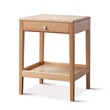 DGHJK Mobili per la casa, Comodino in Legno massello, Divano, tavolino Laterale, armadietto con cassetto, Tavolo per Telefono, Soggiorno, Tavolo angolare, ripiano, 14,9"x13,3 x19,6