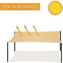 YTQ Tendalino per Parasole A Vela con Corda Rettangolo Sabbia Resistente Ai Raggi UV per Uso Commerciale Patio Impermeabile Blocco Tenda da Sole Dimensioni: (2,5 * 3 M)(Color:Verde)