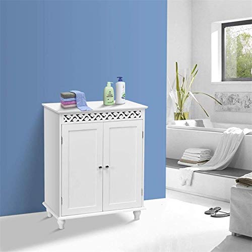 LGYLucky - Armadietto da Pavimento a 2 Ante, in Legno MDF, Resistente all'Acqua, Vernice UV