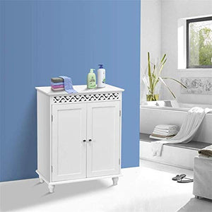 LGYLucky - Armadietto da Pavimento a 2 Ante, in Legno MDF, Resistente all'Acqua, Vernice UV