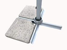 MICHELE SOGARI Ombrellone da Giardino 3X4 Bianco Base Decentrata Alluminio 3 X 4 Telo Poliestere e Rotazione 360 gr - Total White (ombrellone)