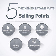 Huan Futon Giapponese Materasso, Traspirante Tatami Fold Materasso futon Tatami traspirabilità e Comfort Trapuntato Equipaggiata Pieghevole futon Sonno Tappetino (Size : 90x200cm(35x79inch))