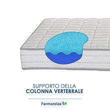 Farmarelax Materasso Ortopedico Memory Singolo 80x190cm, Altezza 17cm, Memory Super Control, Lastra OrtopedicRelax, Tessuto Italiano, Ipoallergenico, 100% Made in Italy, Memory EcoBlu