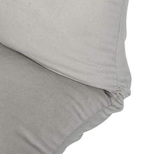 Sedia Pieghevole da Pavimento, Divano Pigro Regolabile in Cotone + Panno, Ideale Come Poltrona Relax da PC o Cuscino per la Casa o in Ufficio(Grigio)
