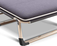 GAOFQ Lettino da Giardino Sedie da Giardino Reclinabile Pieghevole Letto per Gli Ospiti, Ufficio con batuffolo di Cotone Letto da Pranzo Letto di accompagnamento Ampio Letto Singolo da 68 cm