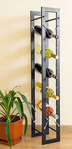 DanDiBo Scaffale Vino Design Pit 100 cm in Metallo Porta Bottiglie Supporto Bar