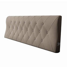 WENZHE Cuscino Testiera Letto Cuscini Lettura Capezzale, Schienale Cuscino Lombare Prevenzione Collisioni, Usato per Camera Letto Caffetteria, Personalizzabile (Color : B-Brown, Size : 90x60x12cm)