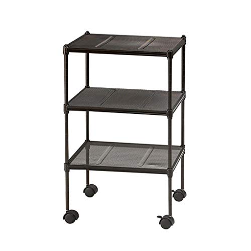 BLWX LY Organizzatore di Servizi for la casa di Piccole Dimensioni a 3 Piani, ripiano da Cucina Semplice, Rack di stoccaggio Mobile for Forno a microonde, Soggiorno, Bagno, Camera da Letto