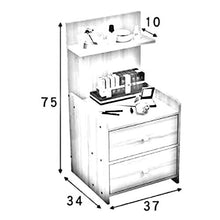 ZhuFengshop Comodino Comodino Armadio Comodino Dormitorio Camera da Letto Comodino, 75x34x37cm Comodino Side Table (Size : A)