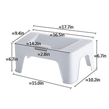 LZL Sgabello WC Multi-Funzione Antiscivolo vasino vasino Bagno Bagno Sgabello Sgabello Uso in Qualsiasi Bagno Vasino Tozzo (Color : White, Dimensione : Conventional)