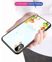Suhctup Compatibile con iPhone XR Custodia Protettiva in Vetro Temperato 9H + Cornice Paraurti in TPU Silicone Morbido Assorbimento Degli Urti a 360 Gradi Protezione -libellula
