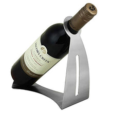 Zap Impex, portabottiglie in acciaio inox, decorazione creativa, espositore per bottiglie di vino