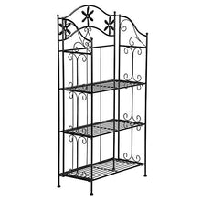 CHHD Supporto per Piante, scaffale Multifunzione in Metallo a 3 Livelli Supporto per Fiori Scaffale per libreria Scaffale per scaffali Organizer per Ufficio in casa Soggiorno Bagno, 58