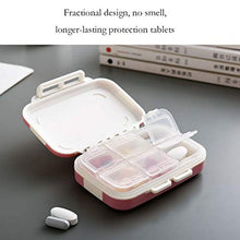 Pillola portatile della scatola della Comodo pillola Travel Organizer domestica Medicina scatola portatile reimballaggio Una settimana di grande capienza Carry 7 Giorni Sealed Medicina Storage Box Box
