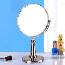 ADSE Specchio per Il Trucco ingranditore bifacciale, Specchio cosmetico ingranditore 1X / 3X da 7,5 Pollici Specchio cosmetico Girevole a 360 Gradi con ingrandimento