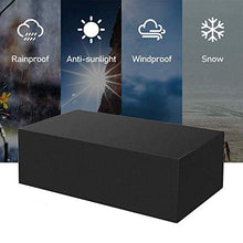 Fodere per mobili da esterno 185x120x70cm, fodere per mobili da riporre, fodere per mobili da giardino, in tessuto Oxford resistente 420D, antipioggia per pioggia e neve, per tavolo e sedie da gi