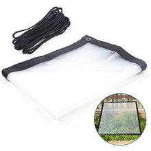 Telo impermeabile, esterni trasparente 2x3m, telo di plastica per esterni per tende da sole, panno impermeabile con isolamento in PE trasparente, durevole, resistente alla polvere, invecchiamento