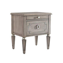 KANJJ-YU Comodino, Retro Luce Doppio Stoccaggio Camera Moda Americana Bagagli Letto d'angolo gabinetto, Adatto Grande Soggiorno/Camera da Letto/Studio, 56X39.8X60cm