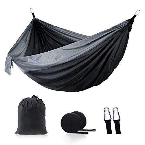 Amaca Amaca Da Campeggio Portatile Doppia Amaca Da Giardino Turistica All'aperto Amache Sospese Amaca Da Trekking In Nylon Con Paracadute Per Viaggi Con Lo Zaino