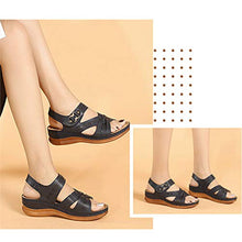 AFANG Sandali Comodi Donna Estivi, Zeppe Punta Tonda Morbide Pantofole Cave Bocca Larga, Estivi Spiaggia Morbidi Confortevole Flip Flop Pantofole Piscina Ciabatte Estive,C,43