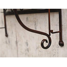 PZW Cremagliera Del Vino Semplice e Creativa Arte Del Ferro Scaffale da Parete Stile Retrò Decorazione Bar Caffè Appeso a Parete Espositore per Vino