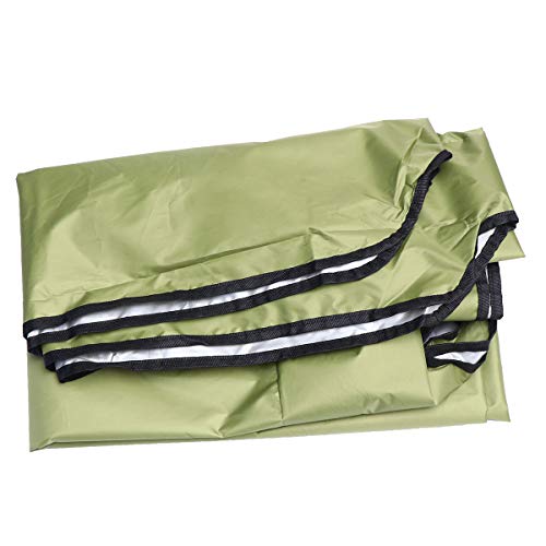 ABOOFAN - Copertura a baldacchino per altalena, 142 x 120 x 18 cm, copertura antipolvere Waterpro, ricambio per amaca per cortile, cortile, altalena (verde)