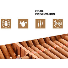 Accessori e umidificatori per sigari Cigar Cabinet A Doppio Strato Alto-Trasparente Piano Tetto Apribile Humidor Cedar Legno Vernice di Alta qualità in Legno Regalo Migliore