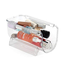 Portabottiglie impilabile in plastica, 2 pezzi, impilabile, per bottiglie di vino e altre bevande, moderno scaffale per vino in plastica, risparmia spazio
