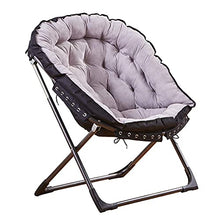 BJH Lettini Pieghevoli Lettini Prendisole Moon Chair Sedie da Campeggio Imbottite Sgabelli per Il Tempo Libero da Esterno Pieghevole Portatile