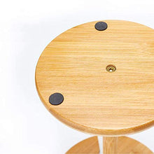 LXH-SH Cremagliera del Vino Nana salvaspazio Bamboo Calici Stendino, Rimovibile Wine Glass Gancio Display Stand for 3 Coppe di Vino 17x17x25cm scaffali Vino contatore
