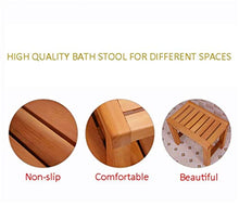 HYYDP Bagno Sgabello Sgabello Antiscivolo Be Applicable Compatible for Doccia in Legno/sgabelli Be Applicable Compatible for Il Bagno Sgabello Be Applicable Compatible for Doccia in Legno Sgabello B