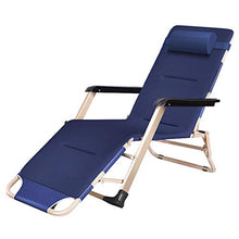 SHUAIIJUAN Sedia per il tempo libero domestico Reclinabile da giardino Sedia pieghevole Sdraio da spiaggia Sedia a sdraio con bracciolo pieghevole regolabile Poltrona reclinabile con Headrest- patio e