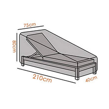 HUACHENG Poltroncina in Poliestere Nero Copertura Antipolvere Impermeabile Giardino Esterno Patio Mobili per la casa Sedie da Spiaggia Borsa di Protezione Outdoor-1pc 210x75x80x40cm