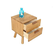 XUSHEN-HU Legno 2-cassetto dell'organizzatore di immagazzinaggio Comodino Night Stand for Camera Tavolo d'angolo