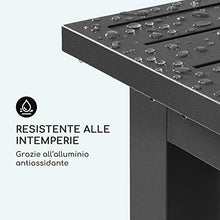 blumfeldt Toledo - Tavolo da Giardino, Allungabile, Materiali: Alluminio, Rivestito a Polveri, Superficie Max.: 213 x 90 cm, Fino a 8 Persone, Resistente alle Intemperie, Facile da Montare, Antracite