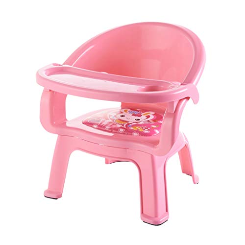 Mobili per la casa e Giardino Sgabello per Schienale per Bambini | Seggiolone in plastica con Tavolo da Pranzo Staccabile | Sgabello per Bagno | Sedia da Bagno, Resistente Max.50kg Ottomani da cuci