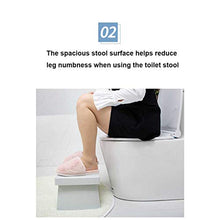 JSJE Sgabello da Bagno in plastica Bagno, Altezza 17 cm, Altezza Larga Superficie Sgabello, Sgabello, poggiapiedi, Piede, Step Sgabello, sgattaggio, Pedale, Sgabello, sga Green