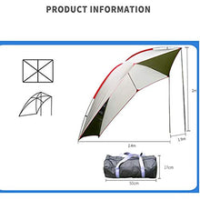 ZHIRCEKE Pieghevole Carrello Tenda, Tenda Tettoia di Protezione Solare per 5-8 Persone Impermeabile ed UV Adatto per Le grigliate di Campeggio di Picnic sulla Spiaggia