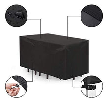 litulituhallo - Copertura impermeabile per mobili da giardino, in tessuto Oxford 420D, 170 x 94 x 70 cm