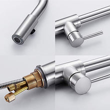 Faucet-4456 Rubinetto della Cucina, Singola Maniglia Rubinetto della Cucina, Singolo Foro Maniglia Rotante 360 Grado Rubinetto, Miscelazione Rubinetto