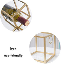 Classico 2 Livello Freestanding Desktop Cube bottiglia di vino della cremagliera d'attaccatura del supporto di lusso del calice del vino del ferro Wine bagagli controsoffitto mensola Upside Rack Appli