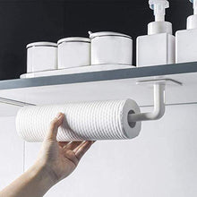Dream HorseX Gancio Autoadesivo, portarotolo da Parete, Porta Asciugamani da Cucina Multifunzione Senza Punch, Adesivo Gancio Appendiabiti Asciugamano Gancio,11.6 * 7CM, Bagno, 2 Pezzi