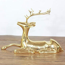 CYYMY Portabottiglie da Vino di Ottone Alce Creativo del Supporto Bottiglia Decorazione di Casa Artigianato Ornamenti Regalo di Natale Cremagliera del Vino
