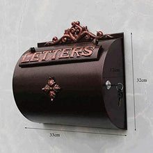 YONGYONGCHONG Cassetta delle lettere European Garden Villa Home Decoration - Letter Box impermeabile cassetta postale