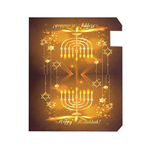 Happy Hanukkah Shining Stars - Coperture magnetiche per cassetta delle lettere, grandi dimensioni, dimensioni 64,8 x 53,3 cm